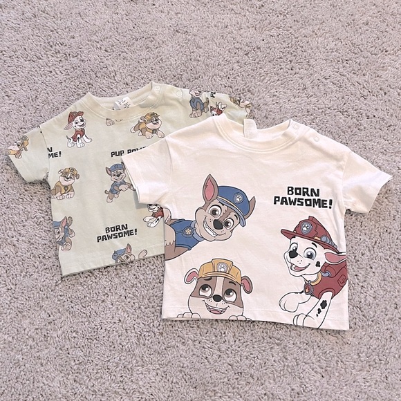 H&M Paw Patrol shirts - Picture 1 of 4
